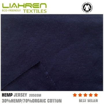 Manufacturing high quality hemp organic cotton knitted fabric for clothing